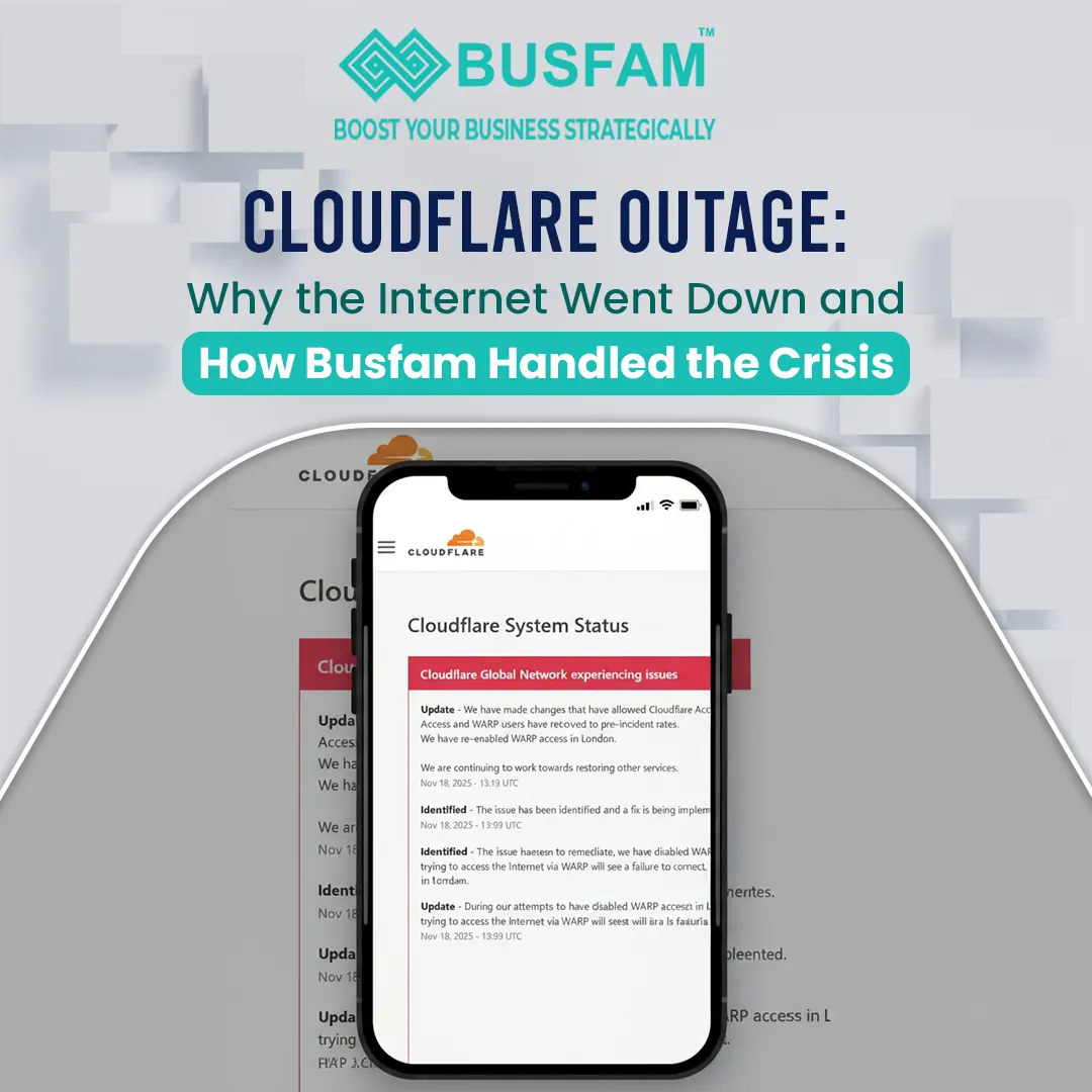 Cloudflare Outage: Why the Internet Went Down and How BUSFAM Handled the Crisis