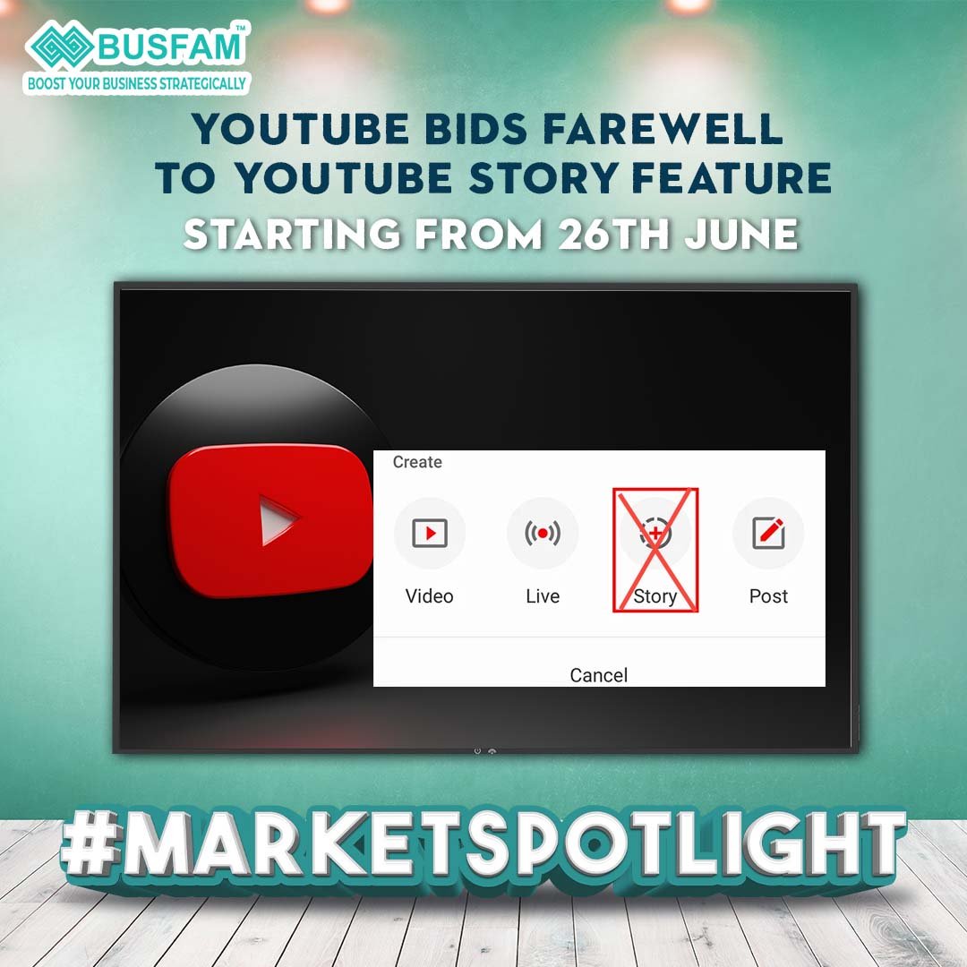 YouTube Bids Farewell to YouTube Story Feature Starting from 26th June