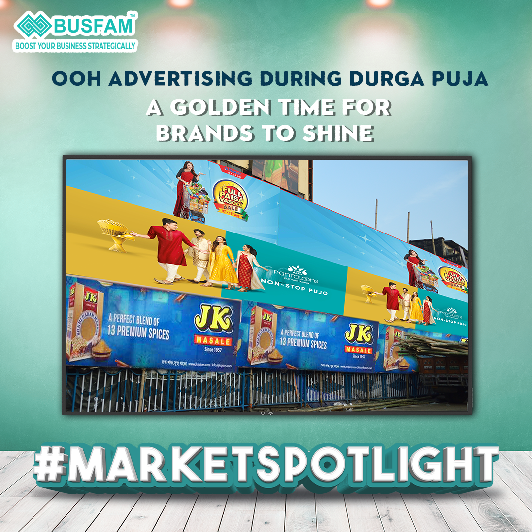 OOH Advertising During Durga Puja: A Golden Time for Brands to Shine