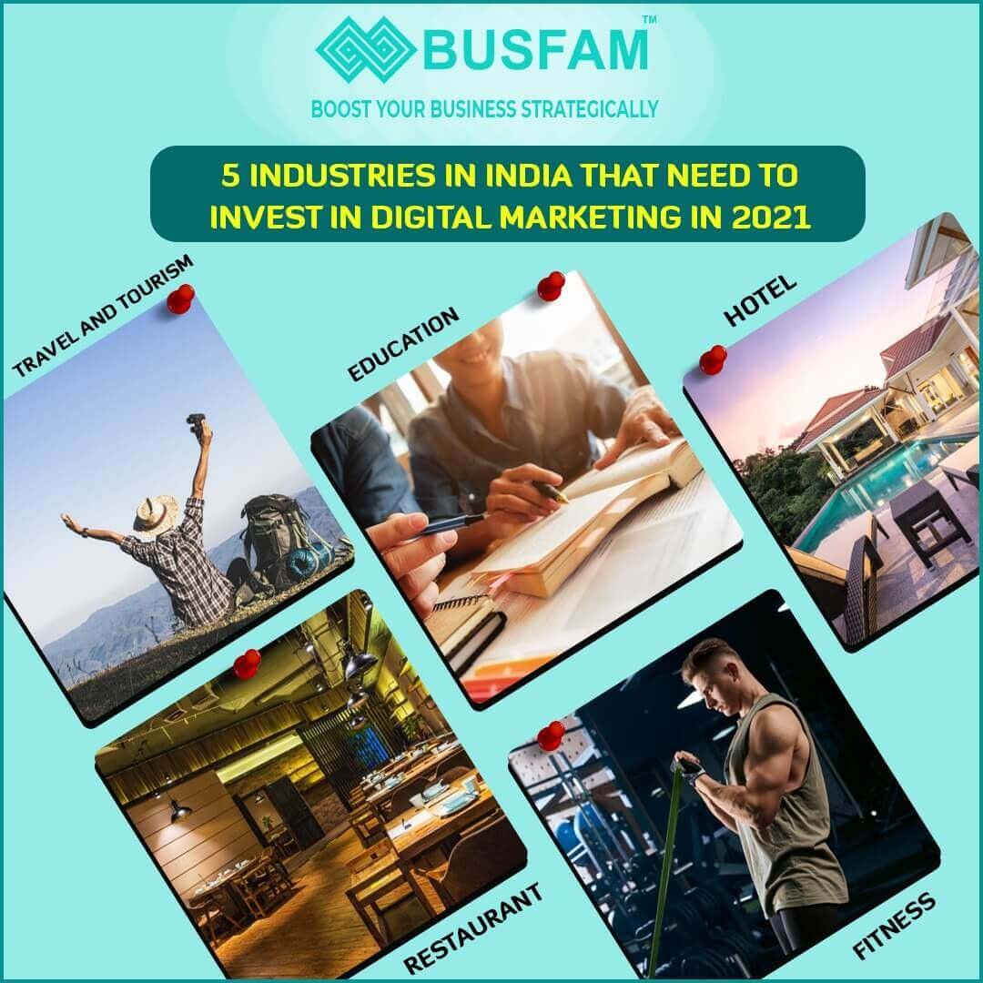 5 Industries in India That Need To Invest In Digital Marketing In 2021