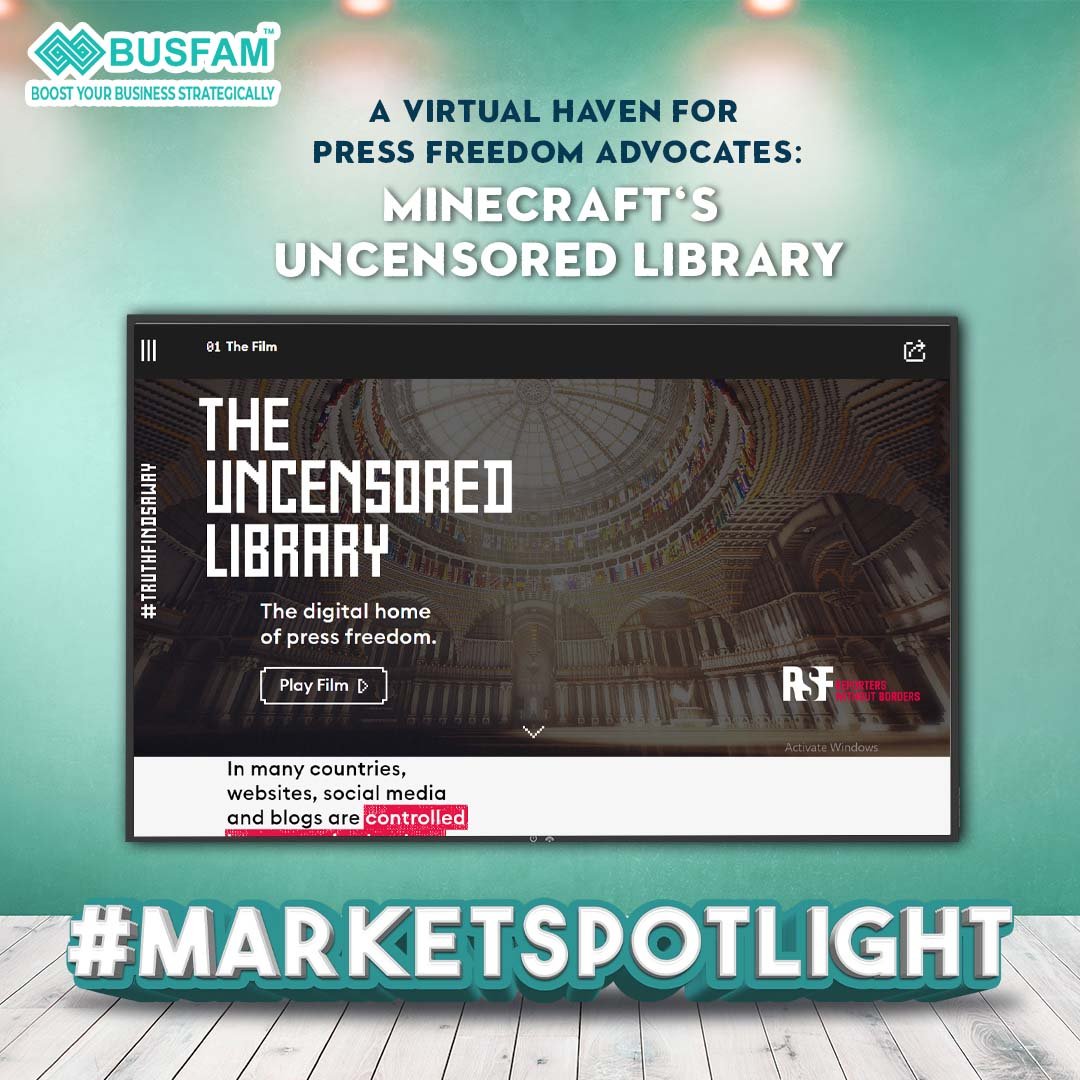 A Virtual Haven for Press Freedom Advocates: Minecraft's Uncensored Library